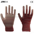 PU Coated Labor Protective Guantes Rigger Work Gloves (PU004)
